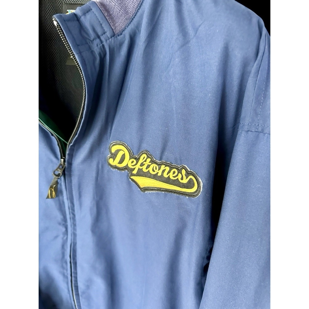 Deftones Golf Jacket Sz Large Patchwork Perfect F… - image 2